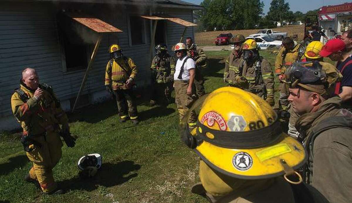 Alton Fire Department's Sebold led live, fireexercises as a first for Jerseyville