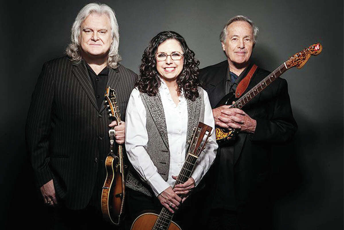 Ricky Skaggs (from left), Sharon White and Ry Cooder will be in concert Sunday at the University of Illinois-Springfield’s Sangamon Auditorium.