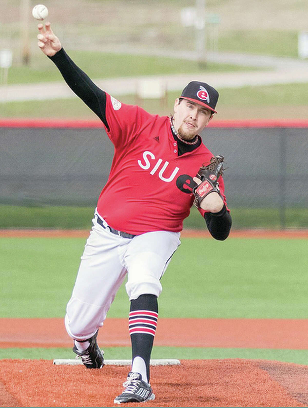 SIUE’s P.J. Schuster tossed his first complete game Thursday, but it came in a 3-2 loss to Eastern Illinois University in Charleston.