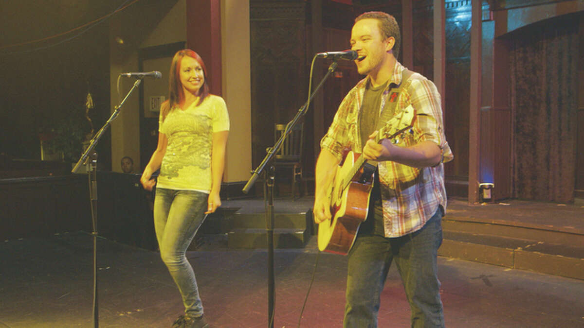 The duet Slow Down Scarlett’s Courtney King, of O’Fallon, Illinois, originally from Oswego, Illinois, appears alongside band-mate Andrew Lewis in episode three of “Song Stage,” which airs Thursday, June 30. “Song Stage Midwest,” was mostly shot in Granite City, with production based in Troy, Illinois.