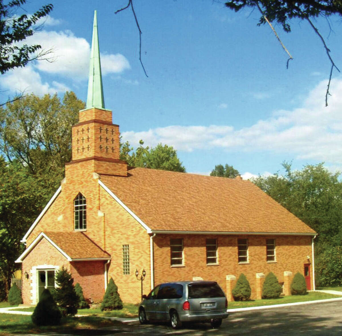 The church was built sometime in the late 1950s-early 1960s and has been utilized as a church of some form ever since its construction. Previously, the congregation was meeting in the United Methodist Church building in Hartford, where they have been for 14 years.