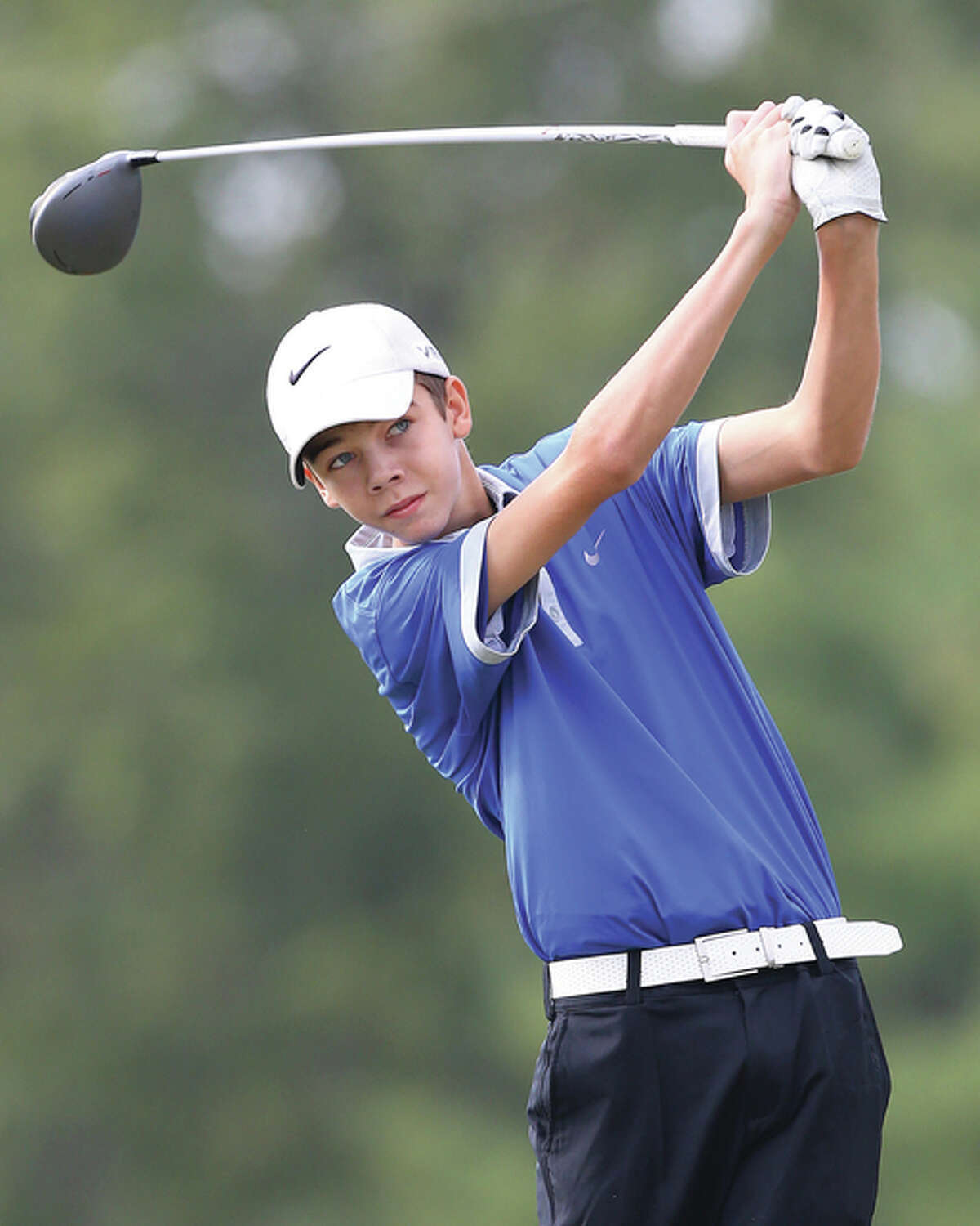 Marquette Catholic sophomore Jack Patterson and his Explorers teammates will tee off Friday morning in the Class 2A state tournament at Weibring Golf Club in Normal.