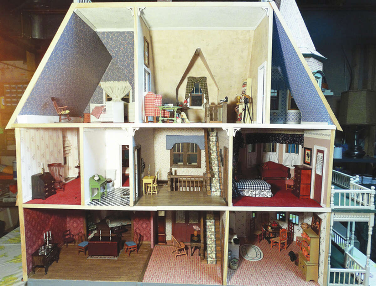 Until the Old Cathedral Christmas Bazaar, the Victorian dollhouse will be on display at the church after every mass.