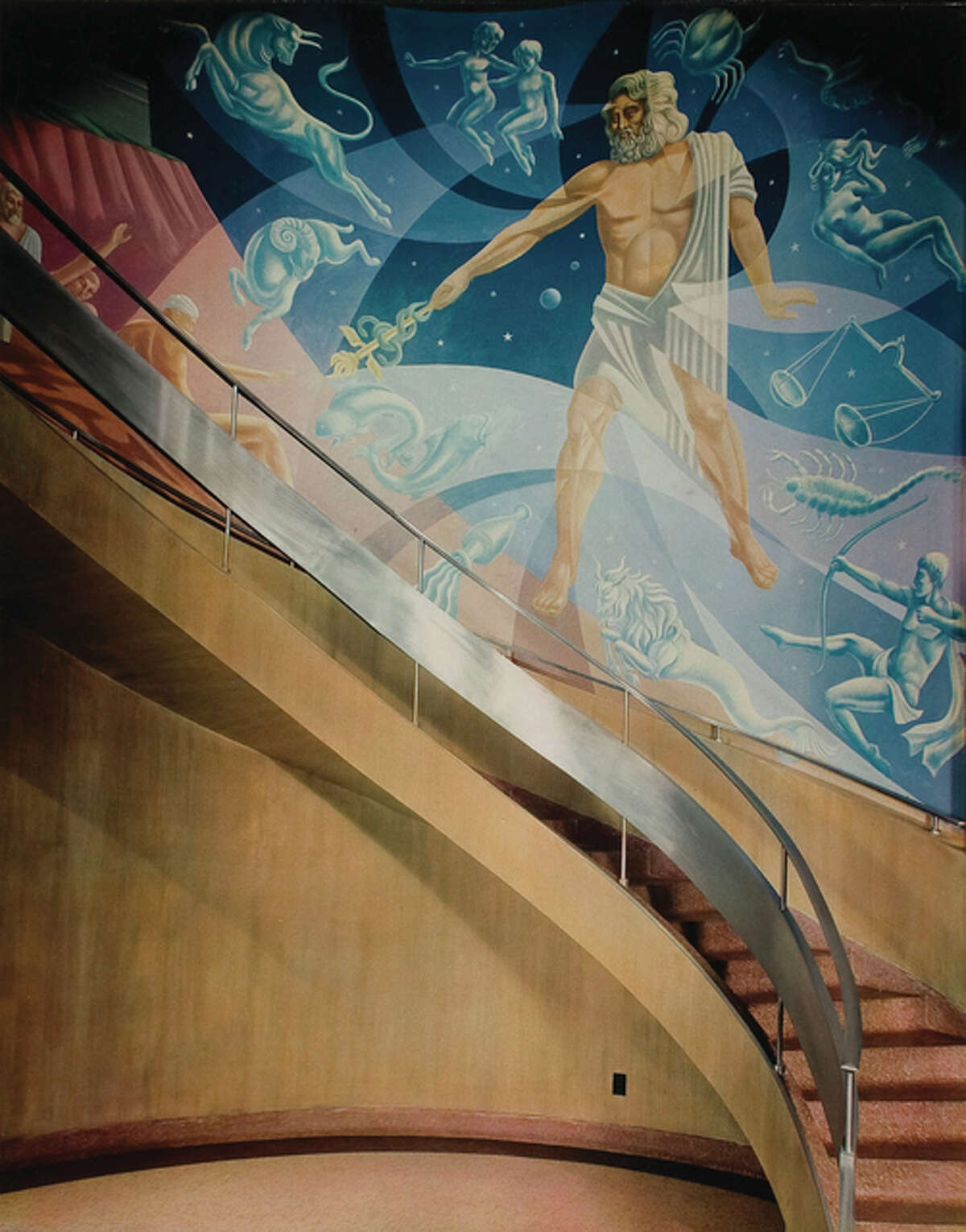 Morton D. May, American, 1914–1983; Staircase Mural No. 1, A. S. Aloe Company (St. Louis), 1940; carbro print; Saint Louis Art Museum, Gift of Morton D. May 322:1979
