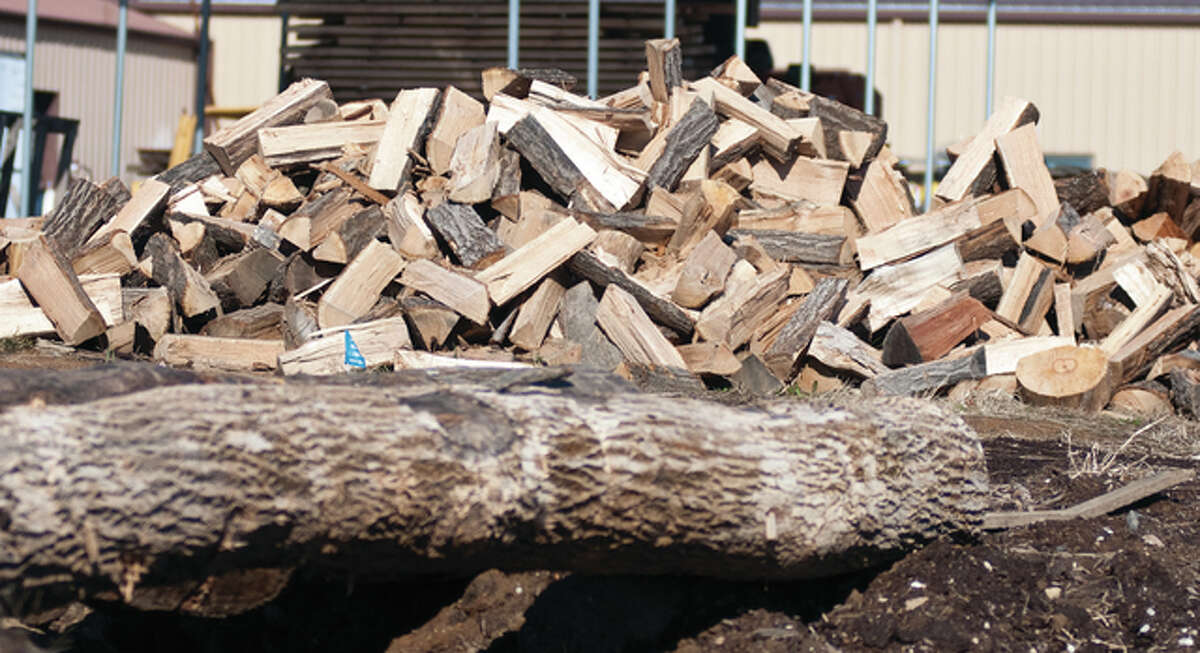 Pictured is firewood for sale by a private owner in Madison County. Firewood like this is no longer under a county-by-county quarantine to prevent the spread of Emerald Ash Borer.