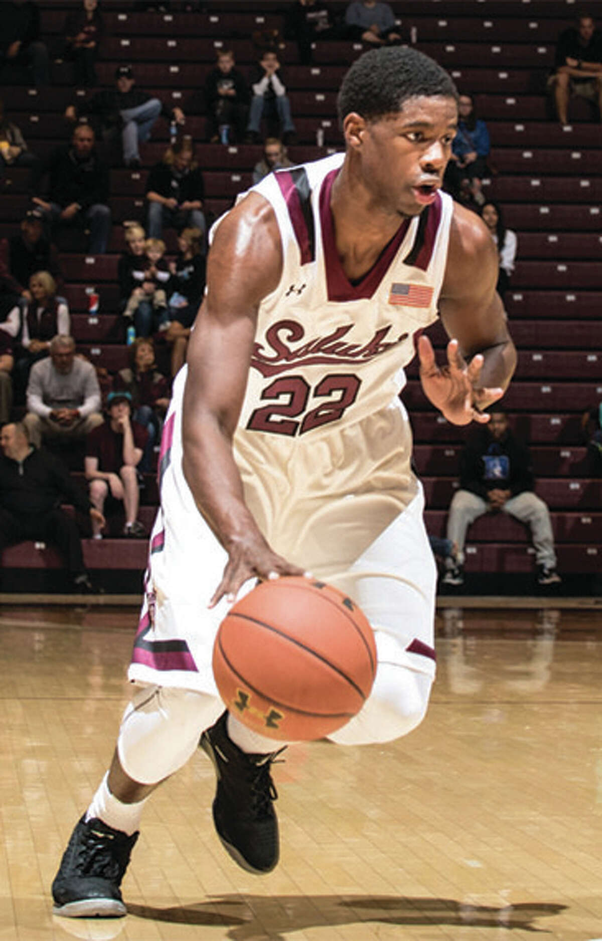 SIU’s Armon Fletcher, a redshirt freshman from Edwardsville, finished with 10 points and seven rebounds in Wednesday’s loss to SIUE in Carbondale.