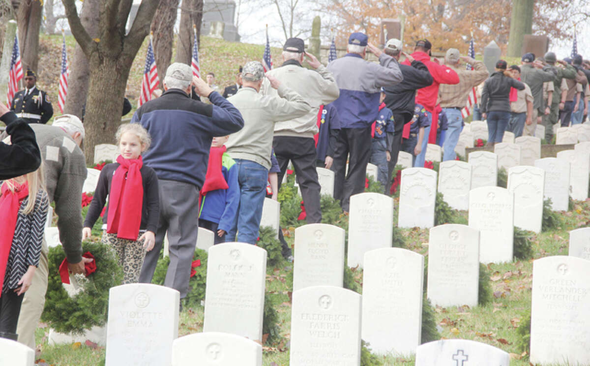 Remembering, honoring and educating — Wreaths placed at Alton National ...