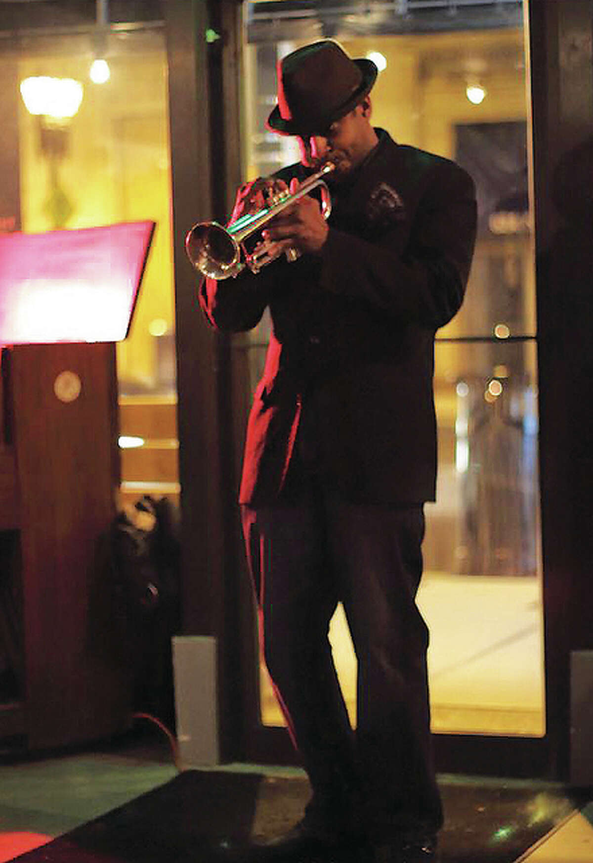 St. Louis-born jazz trumpet player Kasimu Taylor