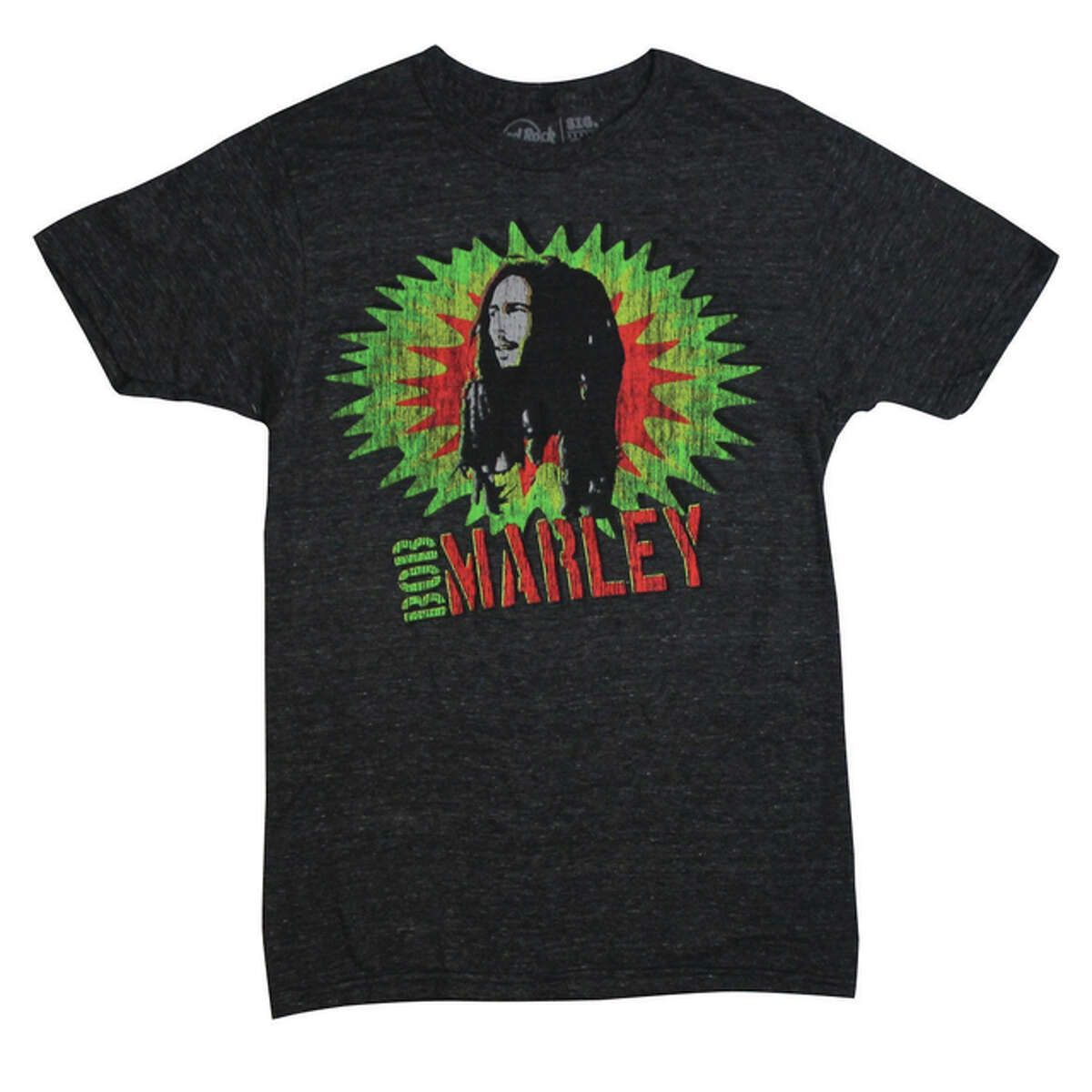 Hard Rock’s Bob Marley Signature Series shirt from the Hard Rock’s new Bob Marley Signature Series: Edition 34 in support of charity partner City of Hope.