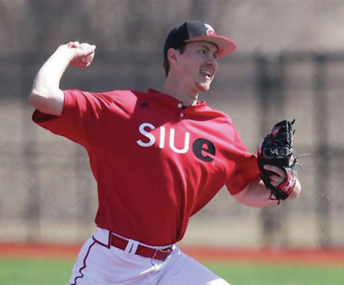SIUE pitcher Jarett Bednar got the start for the Cougars Saturday in a loss at Louisville. The 0-2 Cougars complete the three-game series against the nation’s No. 2-ranked Cardinals at noon Sunday.