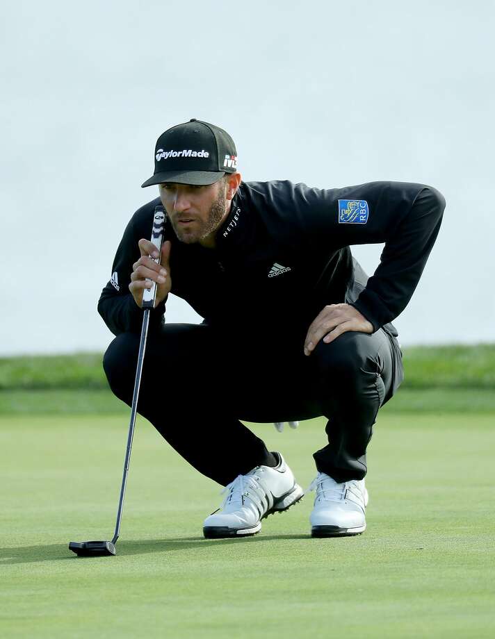 No 1 Dustin Johnson Tied For Pebble Beach Lead Heading Into Final Round Beaumont Enterprise