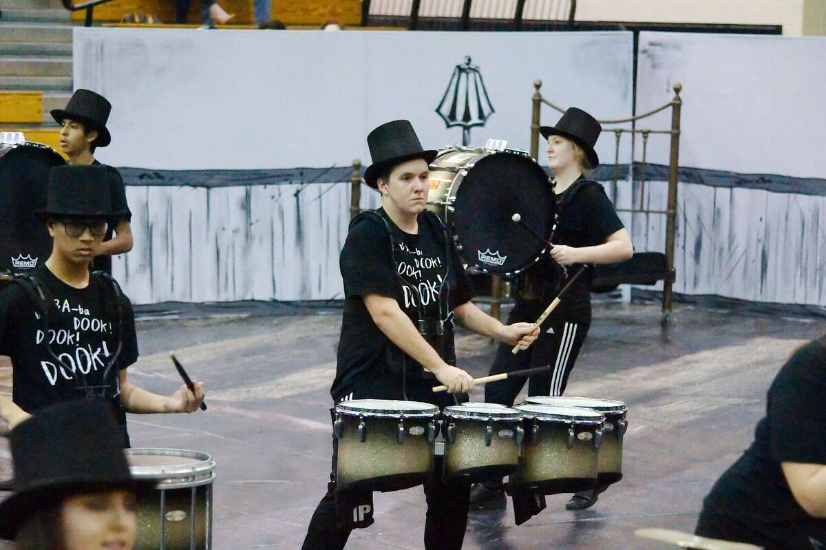 Pearland drumline students compete in indoor competition