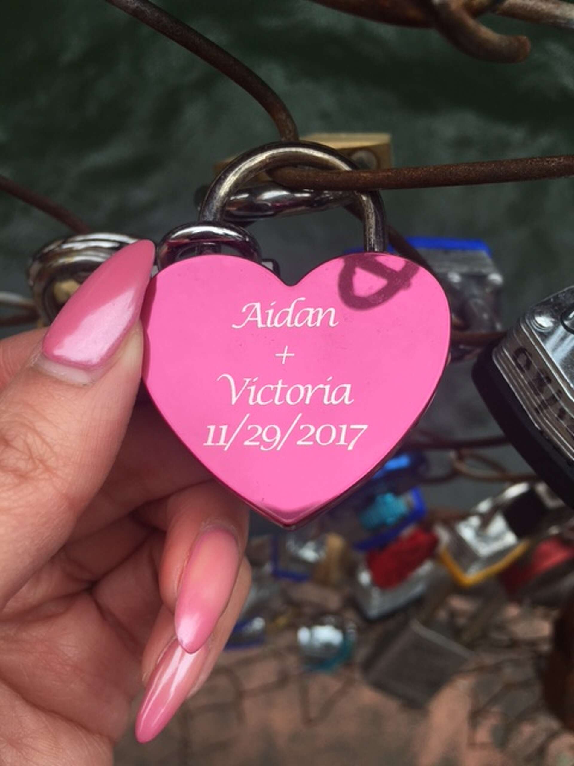 Meet the San Antonio couple who say they started the downtown love lock  bridge