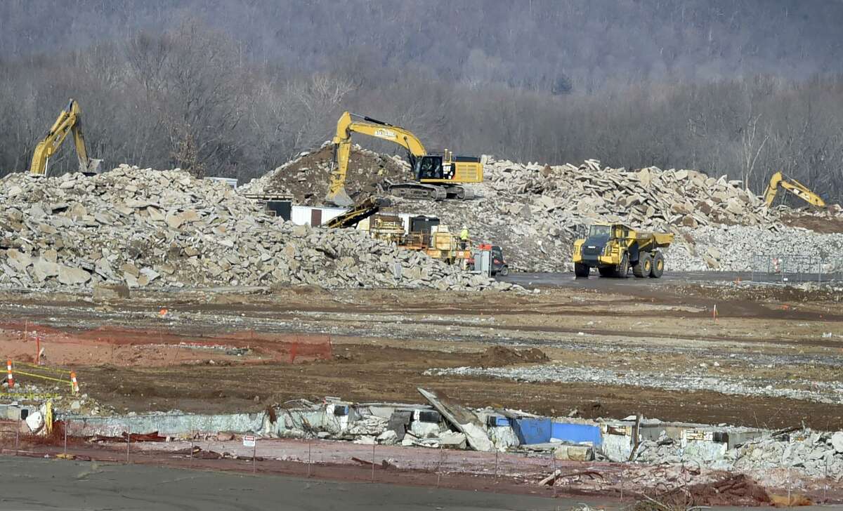 Crews have started excavation on the new Amazon warehouse site at 410 Washington Ave. in North Haven.