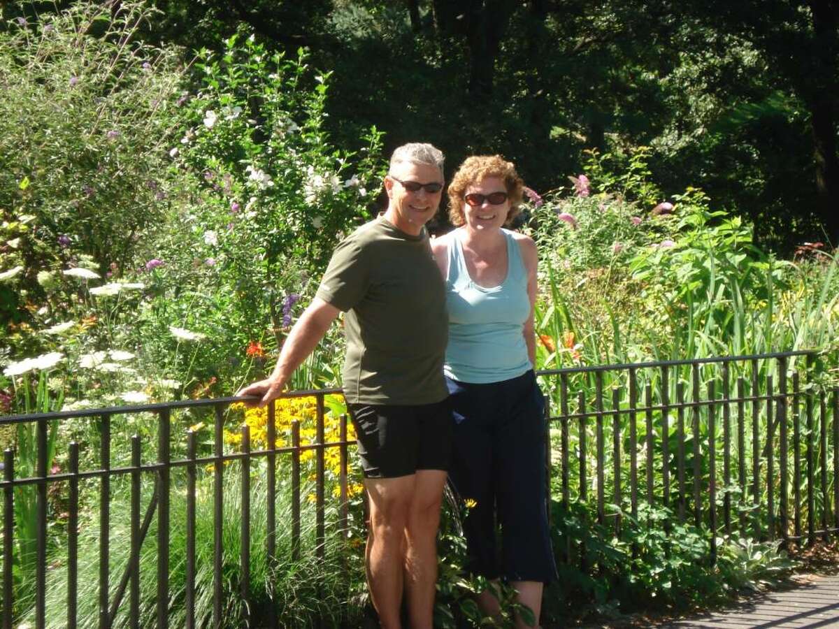Sheila Carmody with her boyfriend, Lonnie Palmer, in Central Park.