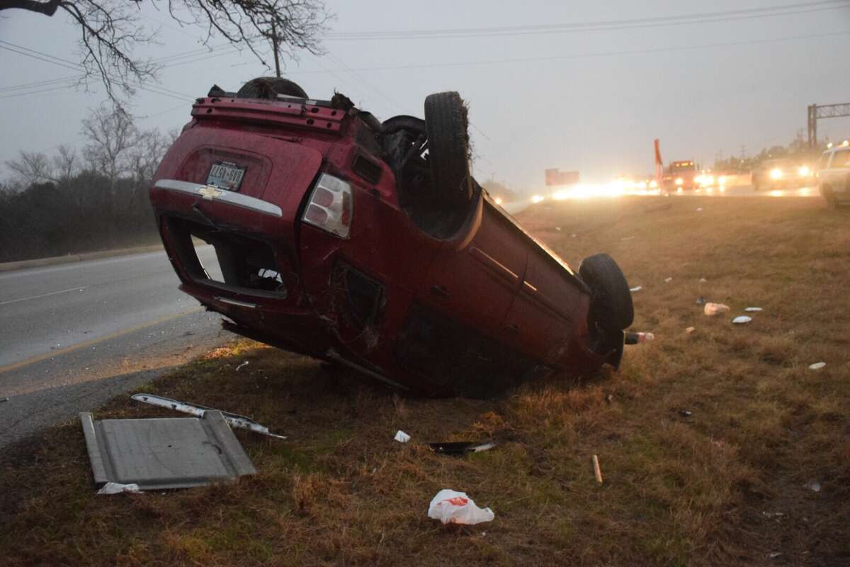 Driver walks away from rollover crash on I10 near The Dominion