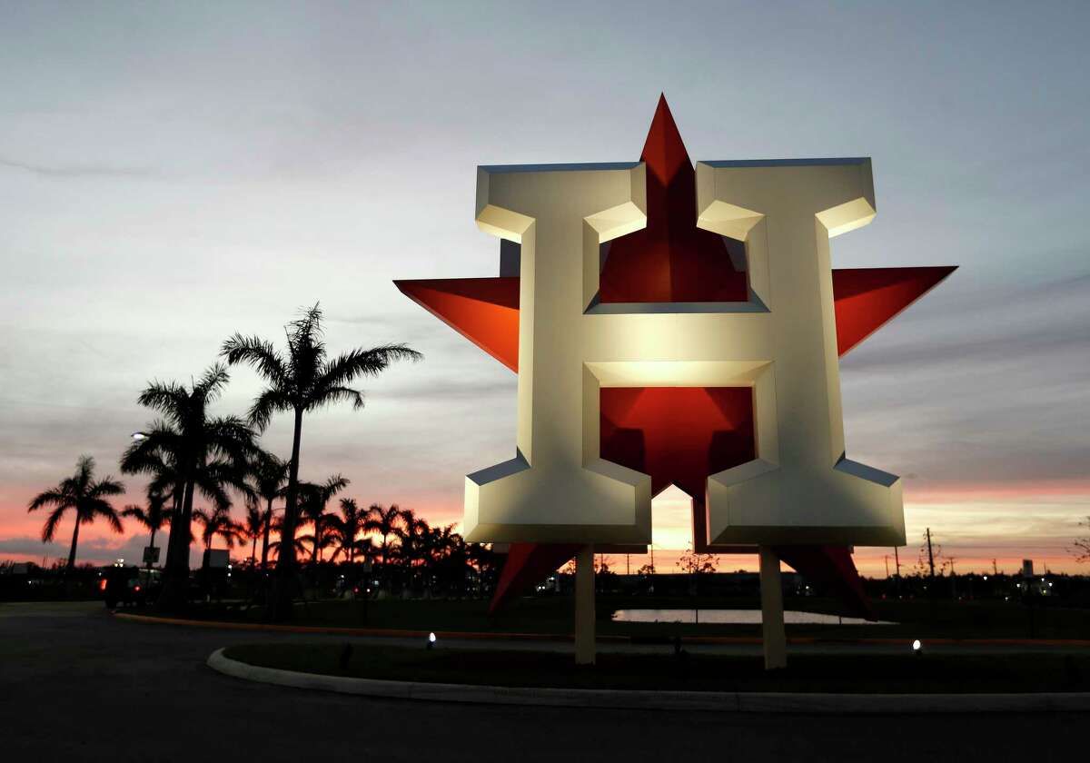 The Astros begin spring training workouts today at their complex in West Palm Beach, Fla.