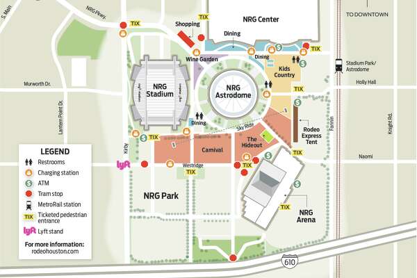 Nrg Stadium Parking Lot Map