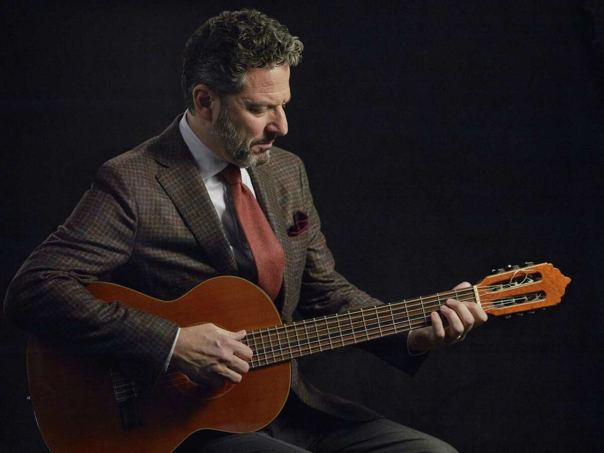 Guitarist John Pizzarelli will perform at Greenwich Library Feb. 18.