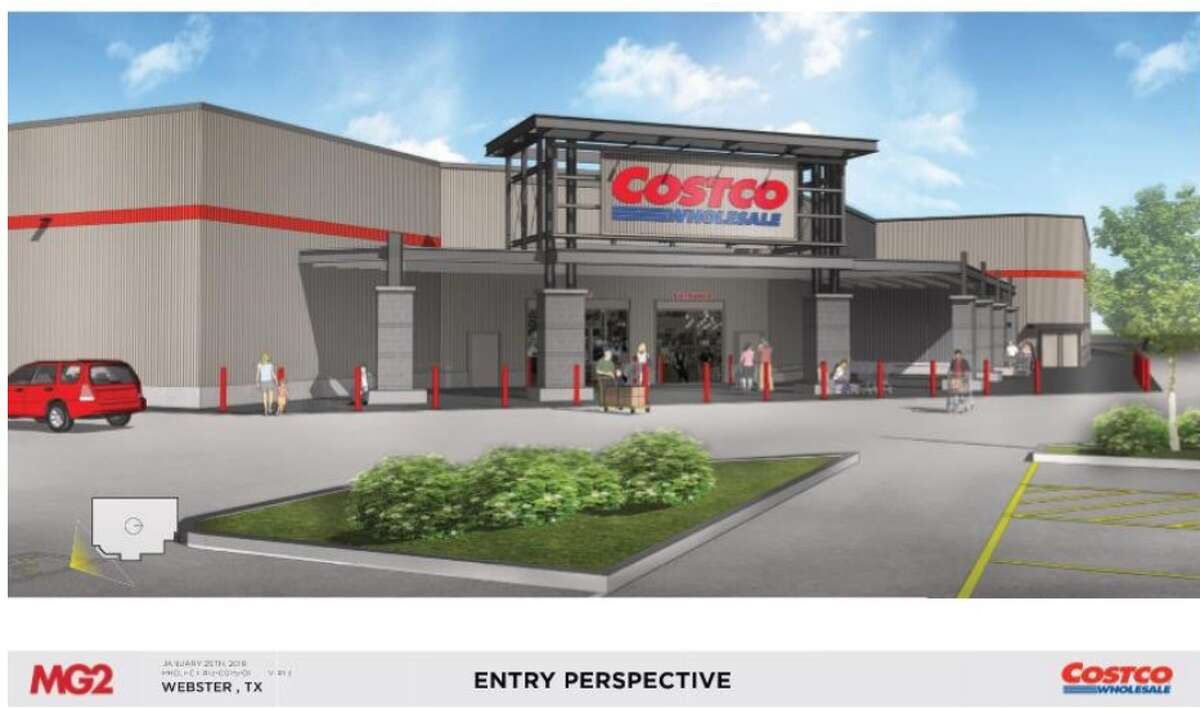 Images for the proposed development of a new Costco warehouse for the city of Webster, presented to the planning and zoning commission on Feb. 7, 2018. City council must now consider the proposal on two ordinance readings before the development can progress.