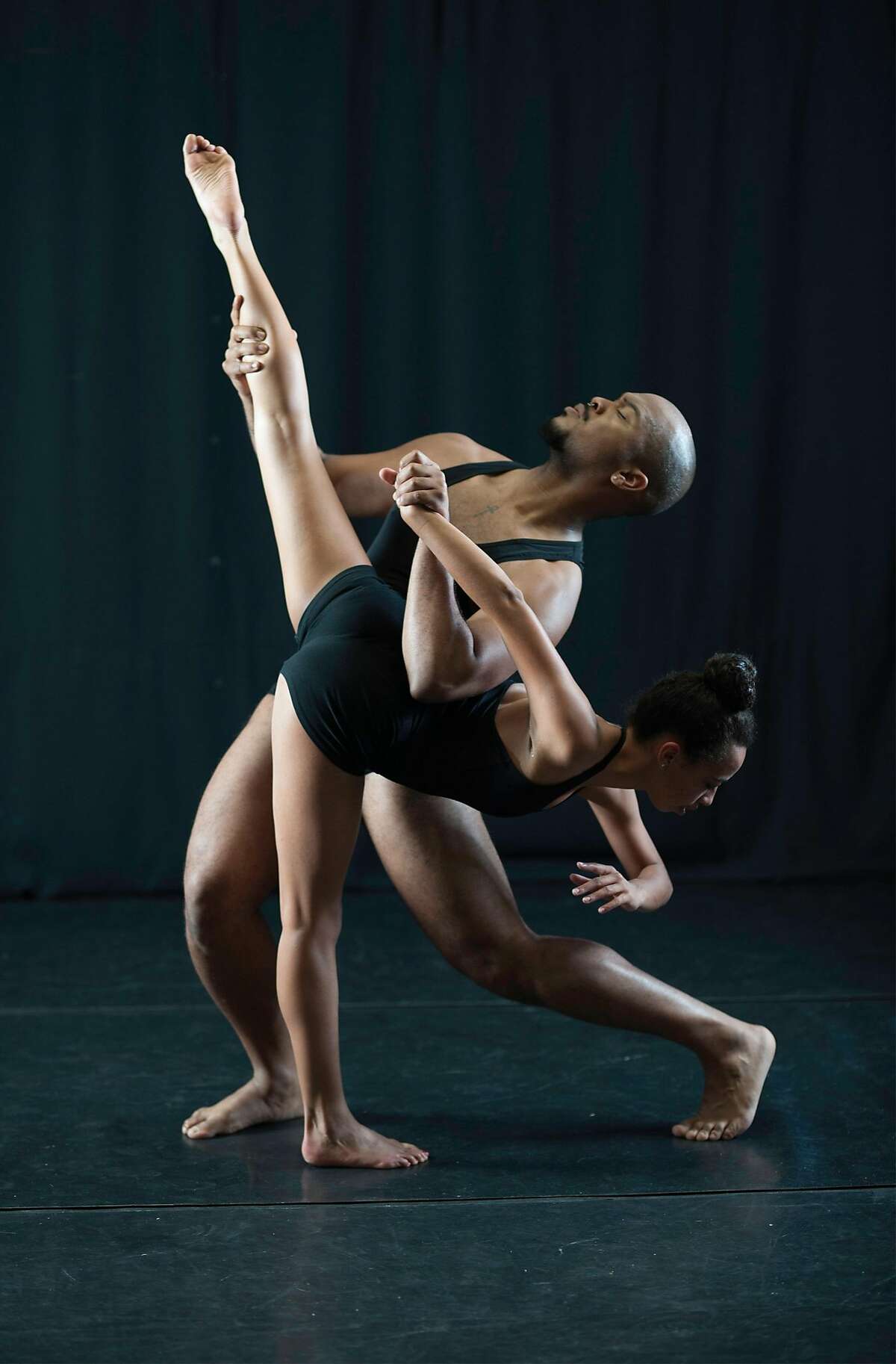 Visceral Roots directors Ashley Gayle and Noah James (in a publicity photo) created a work about homelessness for the Black Choreographers Festival. Photo: Lynne Fried
