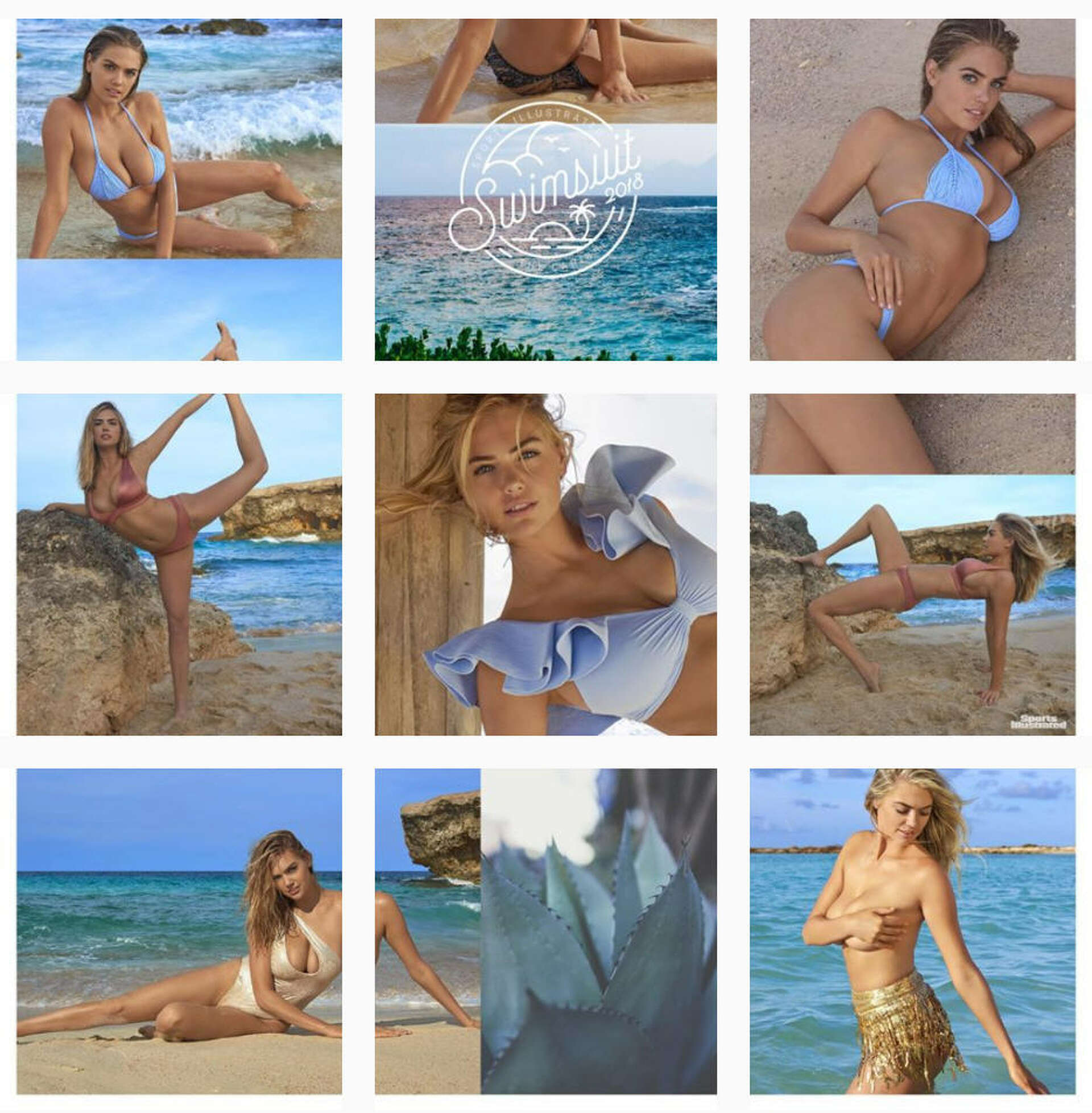 Kate Upton shares collage of Sports Illustrated Swimsuit Issue shots on  Instagram