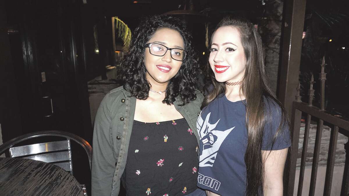 Karen Valdez and Raquel Garcia at TKO Sports Bar & Cafe' Friday, February 16, 2018