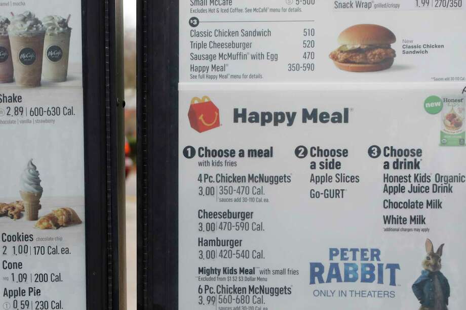 Mcdonalds Happy Meal Menu