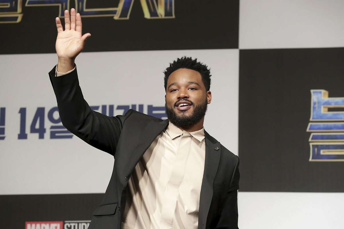 Director Ryan Coogler attended the press conference for the Seoul premiere of 'Black Panther' on February 5.