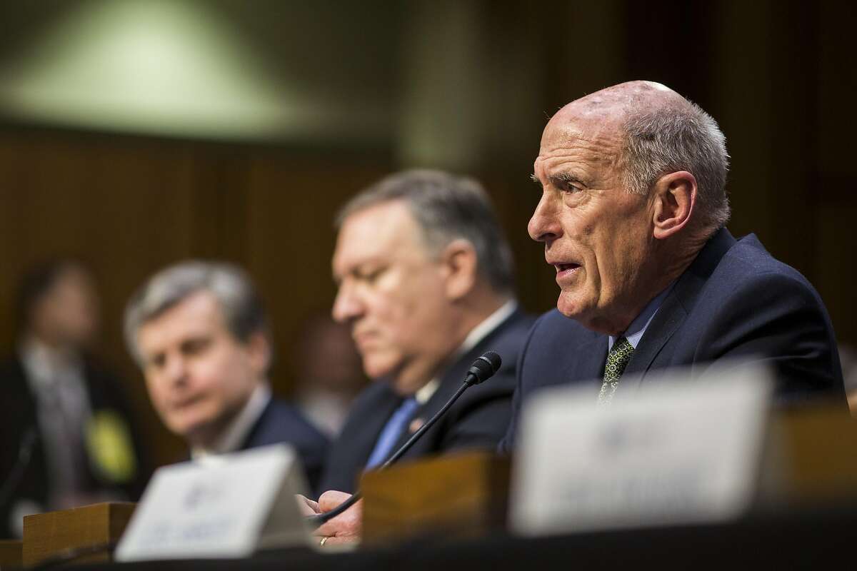 Dan Coats, director of national intelligence, testifies during a Senate Intelligence Committee hearing on worldwide threats in Washington, D.C., U.S., on Feb. 13, 2018. From missiles to cyberattacks, the annual intelligence assessment of global threats paints a world where China and Russia seek to upend U.S. influence as allies uncertain of American commitment may turn away from Washington. Photographer: Zach Gibson/Bloomberg