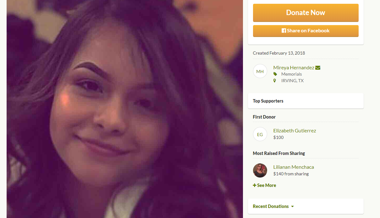 Dallas Teen Killed In Drive By Shooting Just Months Before Her