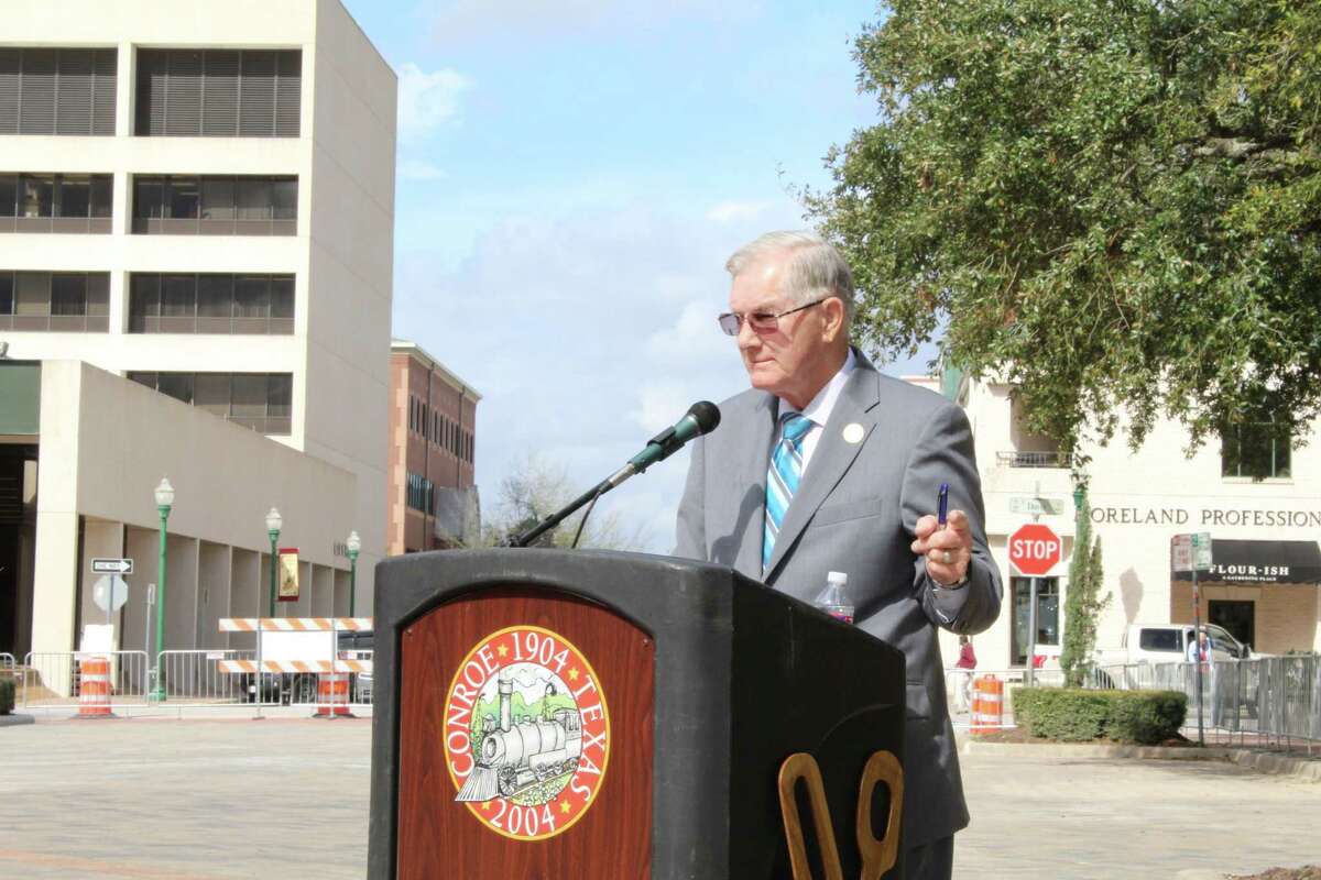 New Texas road design dedicated in front of Montgomery County Courthouse
