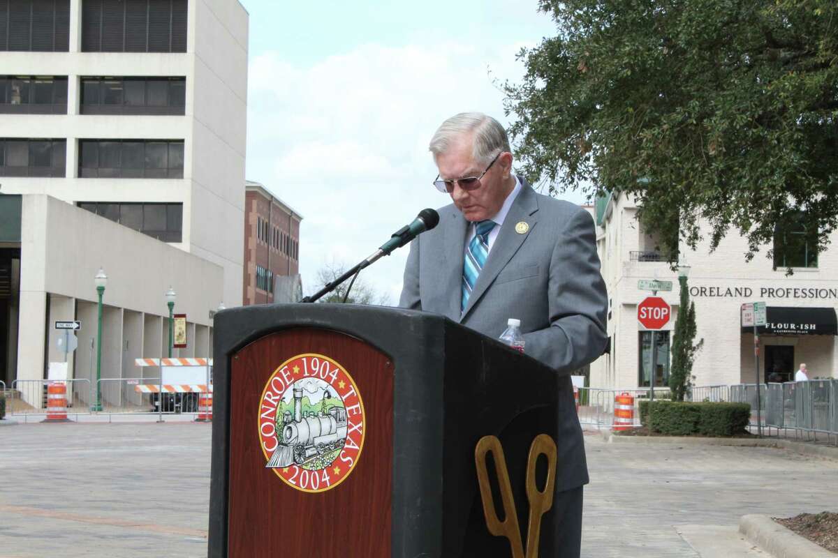 New Texas road design dedicated in front of Montgomery County Courthouse