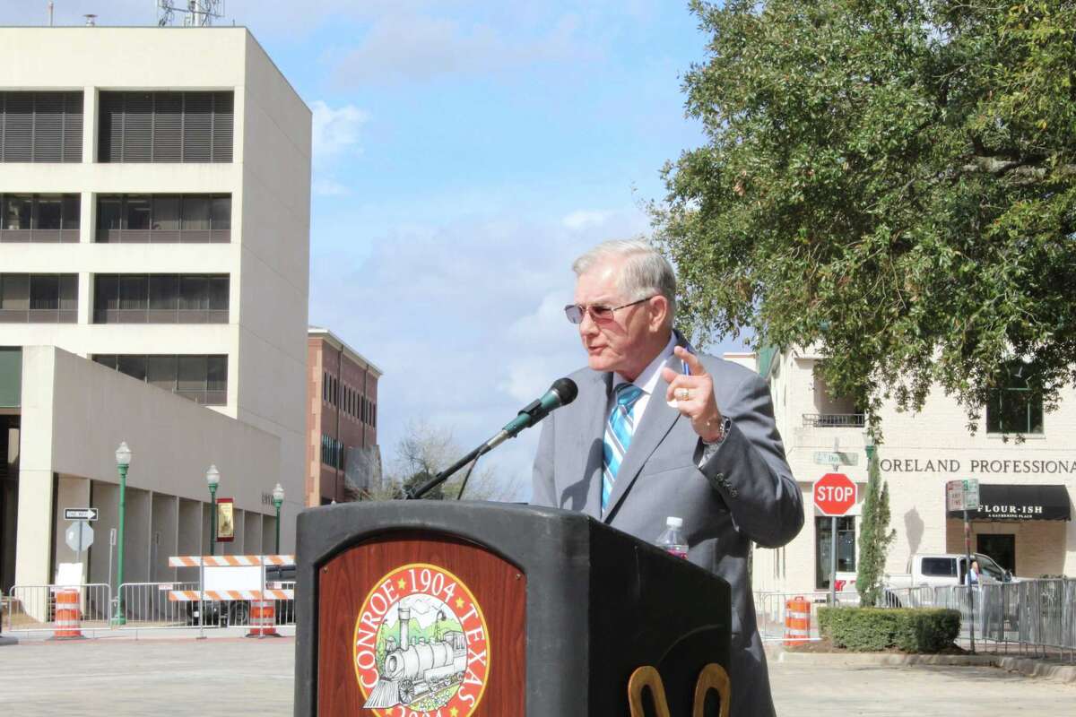 New Texas road design dedicated in front of Montgomery County Courthouse