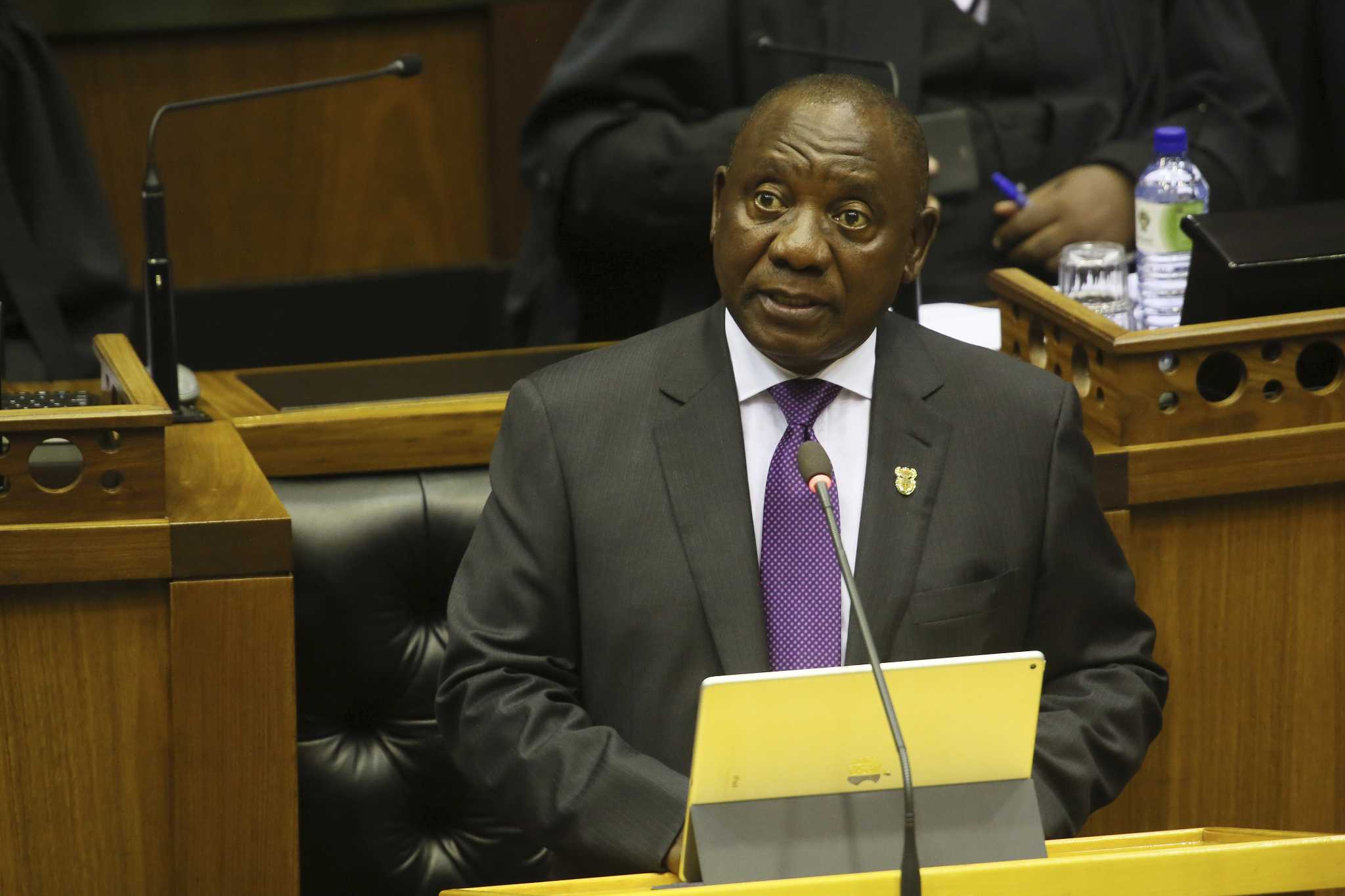 South African president pledges to 'turn tide' on corruption 