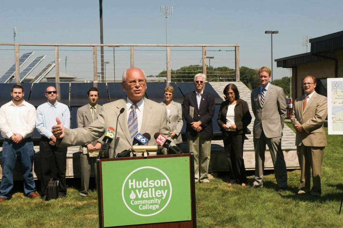 U.S. Rep. Paul Tonko speaks at Hudson Valley Community College in Troy on Saturday, Sept. 19. (Anthony Salamone/Hudson Valley Community College )