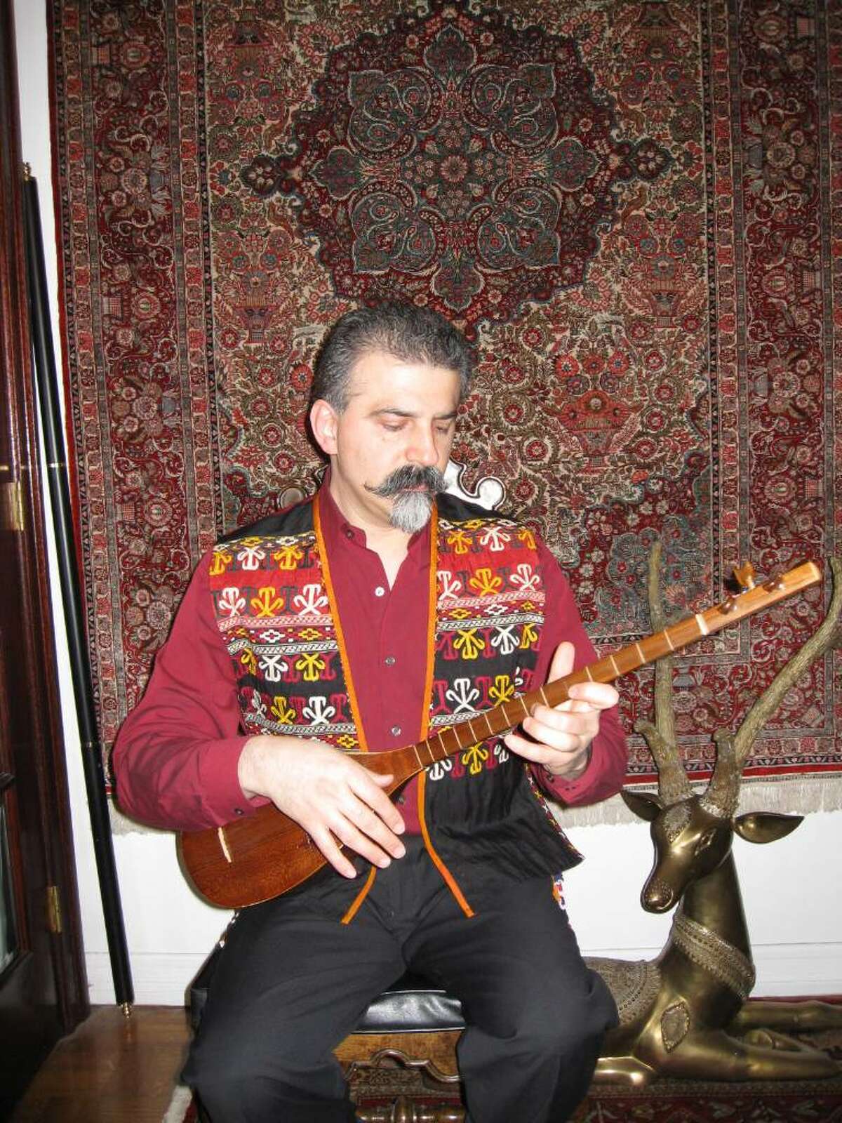 Amir Vahab will recite Rumi and provide musical accompaniment at "A Celebration of Rumi." (University at Albany)