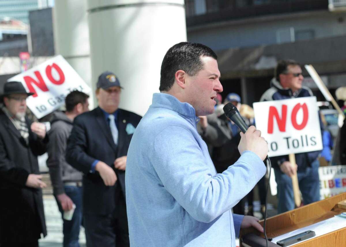 Business owners hold Stamford protest against proposed state taxes