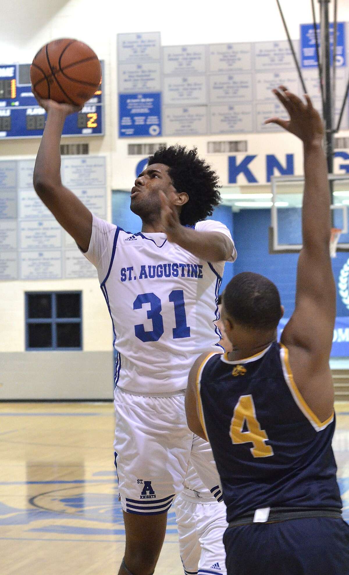 St. Augustine’s D'Andre Griffin will sign a National Letter of Intent with Divison III’s Newbury College of Boston on Friday morning.