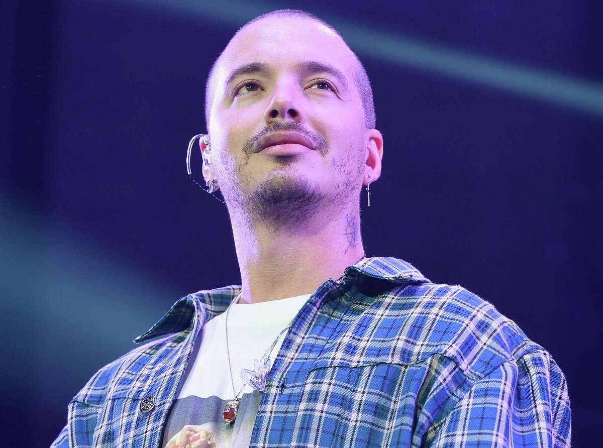 J. Balvin, pictured at a Los Angeles show last month, played a hit-filled set Saturday night at the San Antonio Stock Show & Rodeo.