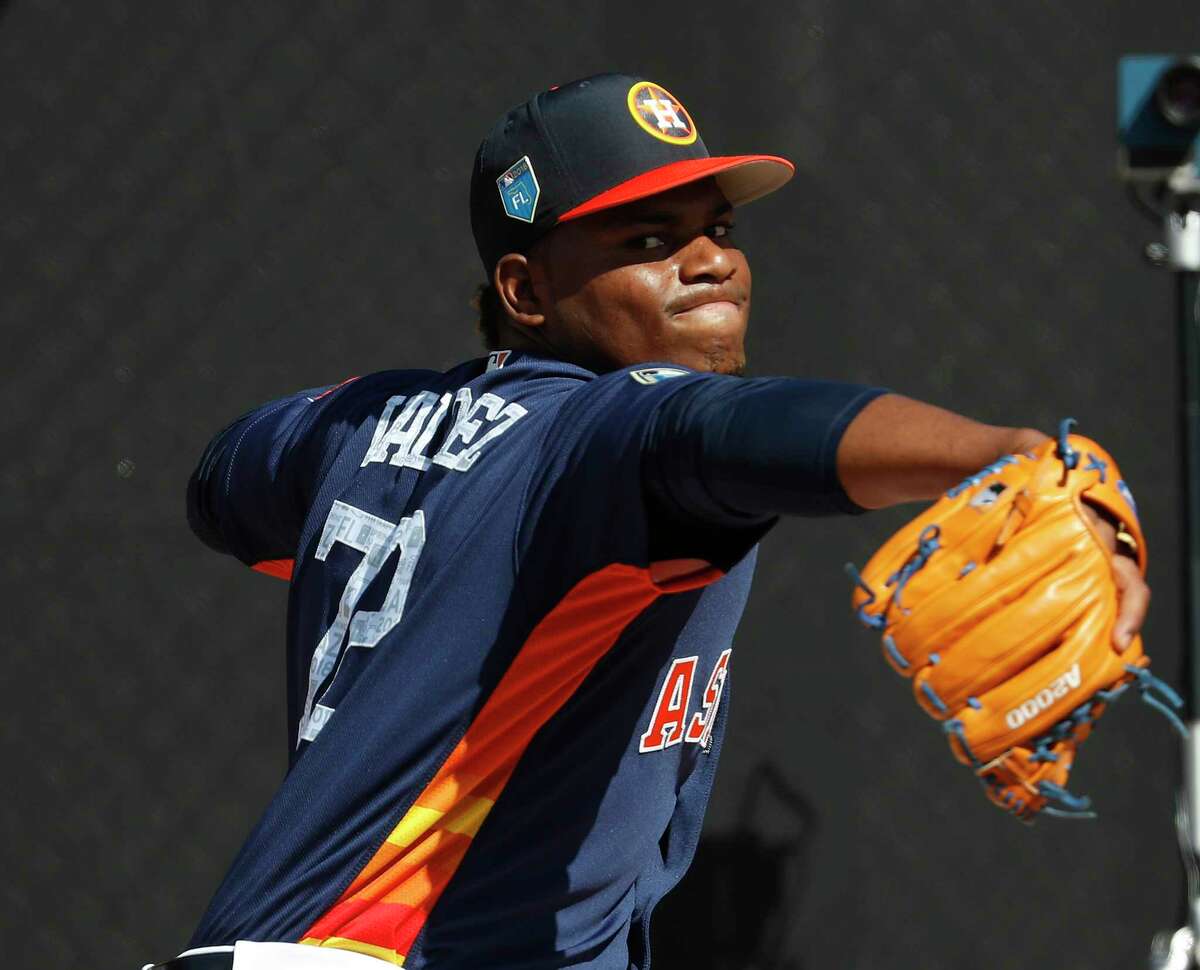 Astros call up Framber Valdez to pitch Tuesday night