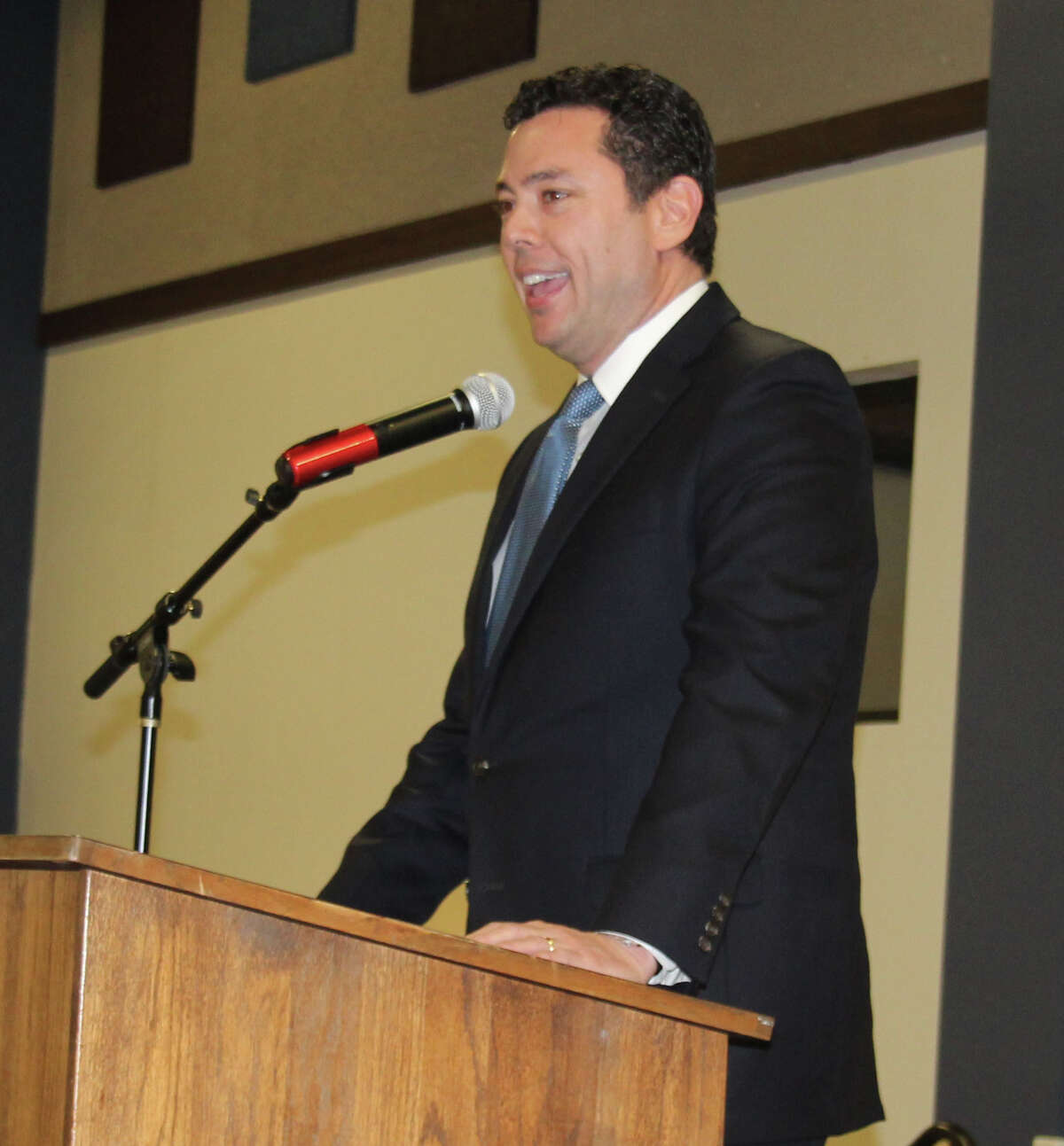 Jason Chaffetz is the guest speaker of the San Jacinto County Republican Party's annual Reagan Dinner on Feb. 17. He discussed much of his own background, personal philosophy and the Benghazi incident.