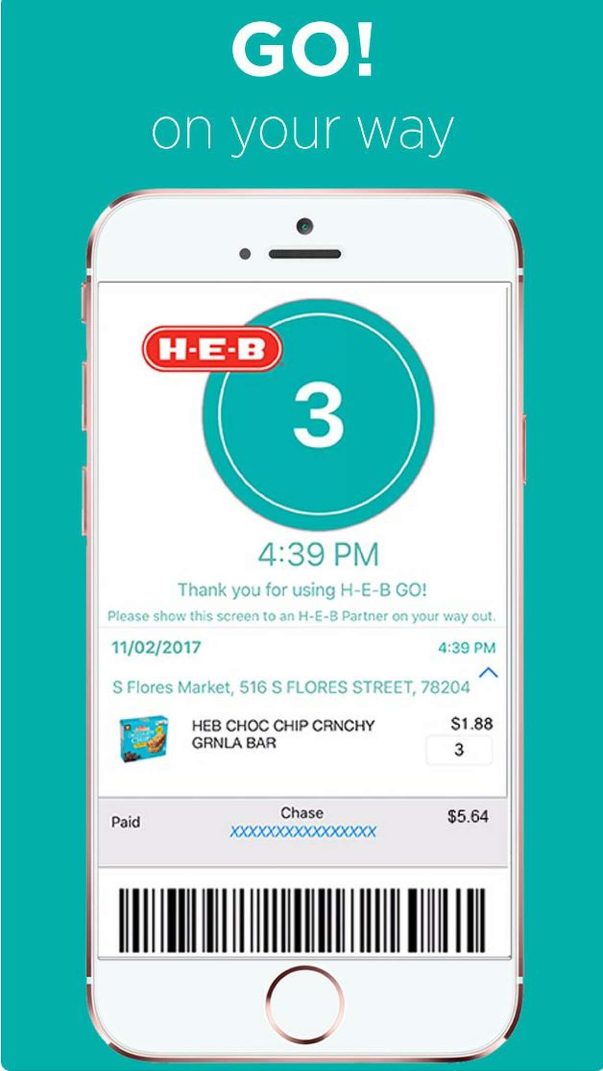 H-E-B is piloting a pay-and-go mobile app called H-E-B Go at two San Antonio stores.
