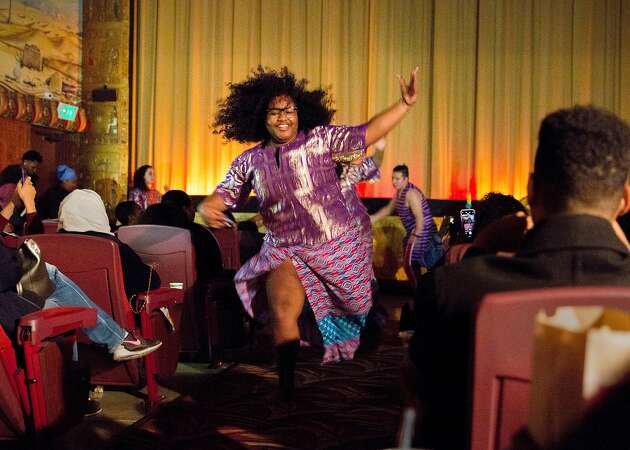 Young black filmgoers see themselves in screening of 'Panther'