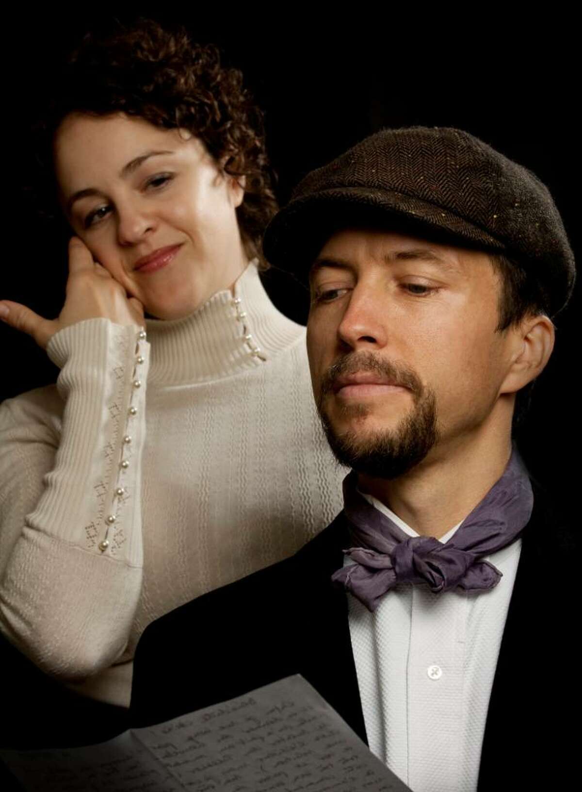 "I Take Your Hand In Mine" tells the love story of Olga Knipper and Anton Chekhov through the couple's love letters. (Walking The Dog Theater)