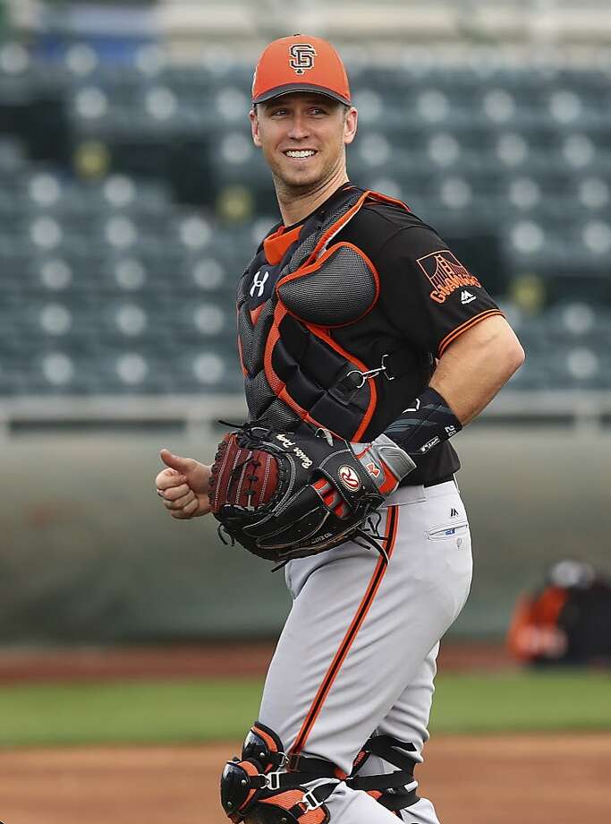 san francisco giants buster posey during a spring training