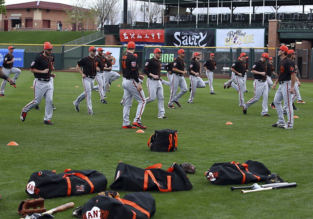 Giants' camp: Andrew McCutchen takes Madison Bumgarner deep