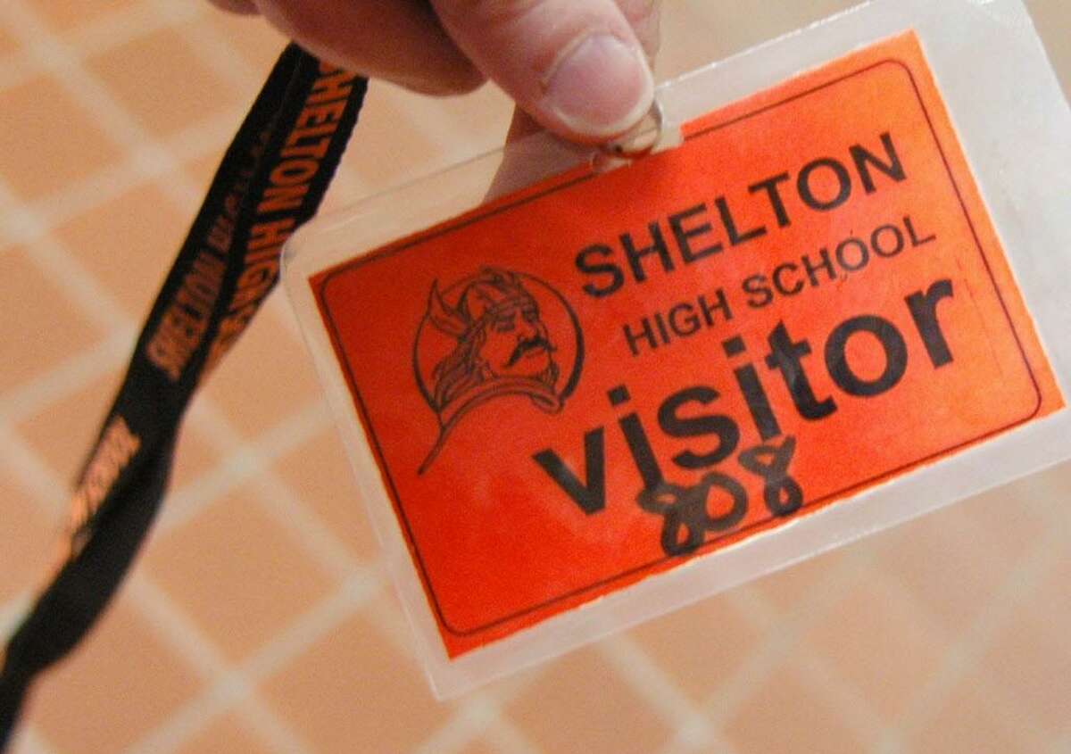 Security at Shelton High School on Monday Feb. 28, 2011.