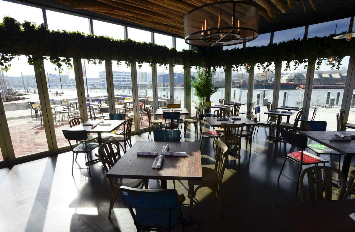 The new Mexicue restaurant at 15 Harbor Point Road overlooks the west branch of the Rippowam River.