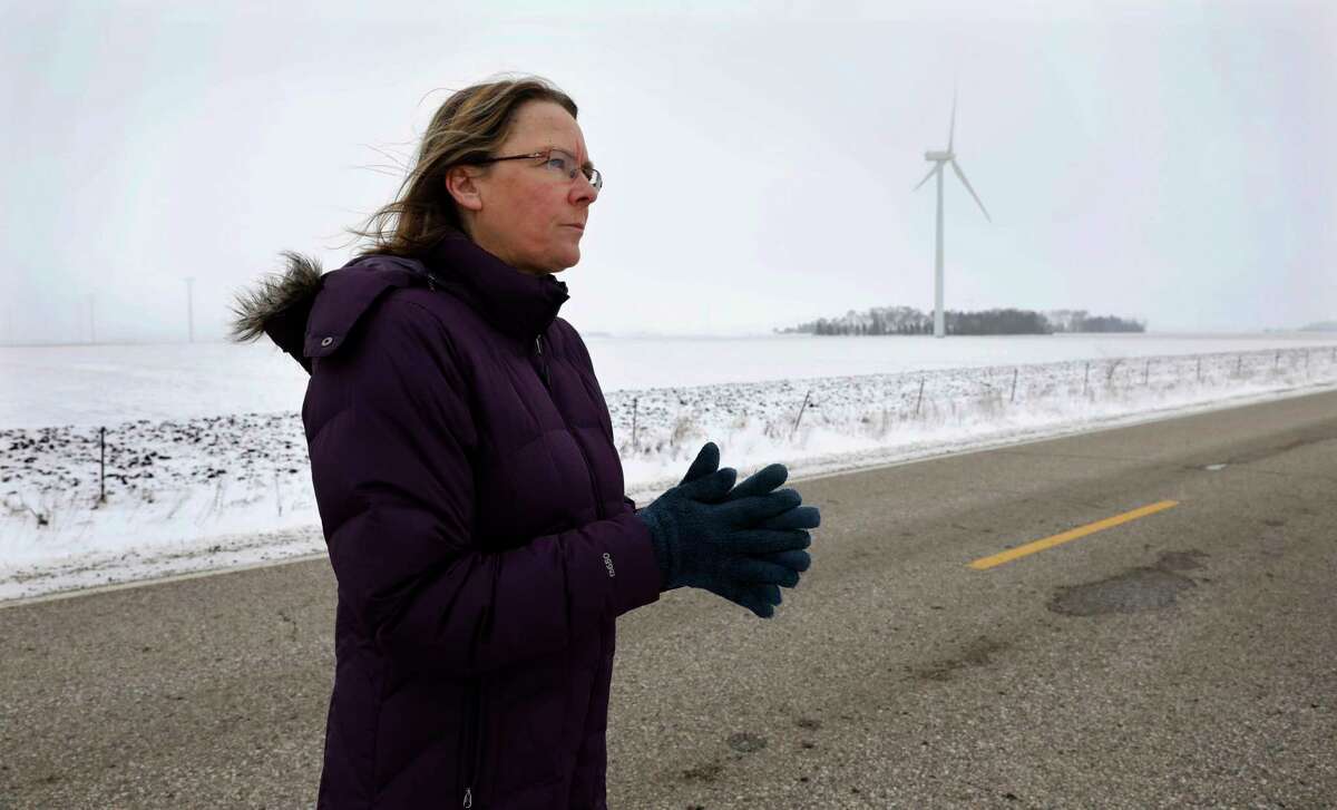 Dorenne Hansen of Glenville, Minn., is leading the opposition in that state to the development of wind-farm projects. So far, her efforts have been largely successful. ﻿